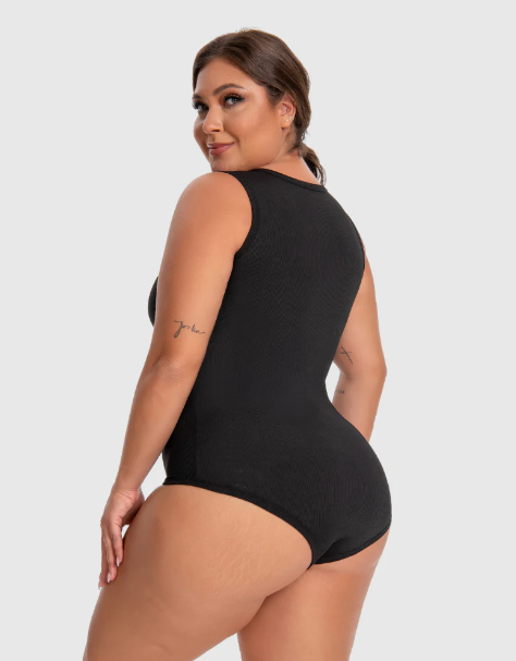 Racerback Wide Straps Bodysuit