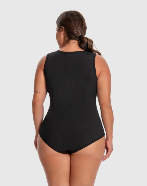 Racerback Wide Straps Bodysuit